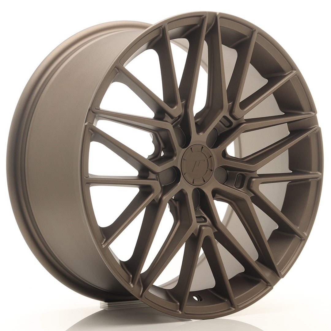 Llanta Japan Racing JR-38 18x8" 5 tornillos a medida ET20-45 bronce