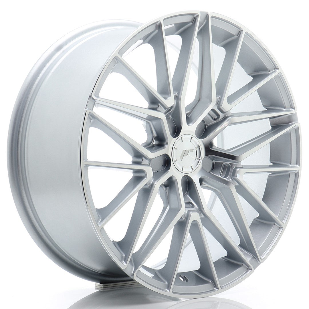 Llanta Japan Racing JR-38 18x8" 5 tornillos a medida ET20-45 plata
