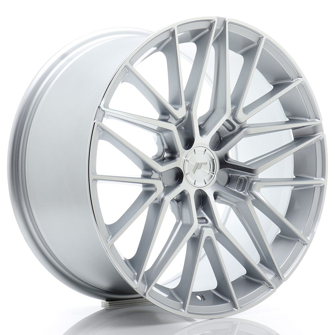 Llanta Japan Racing JR-38 18x9" 5 tornillos a medida ET20-45 plata