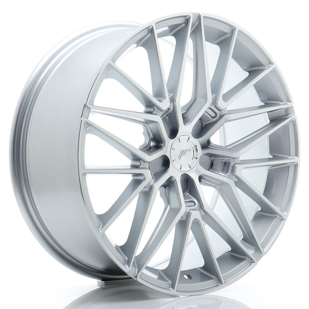 Llanta Japan Racing JR-38 19x8" 5 tornillos a medida ET20-40 plata