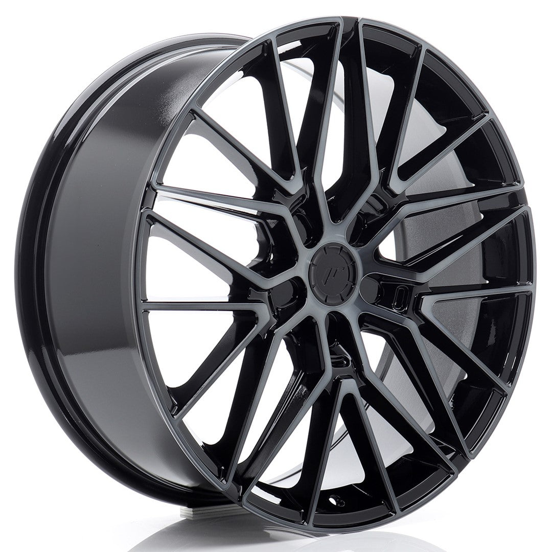 Llanta Japan Racing JR-38 20x9" 5 tornillos a medida ET20-51 negro mate / frontal tintado