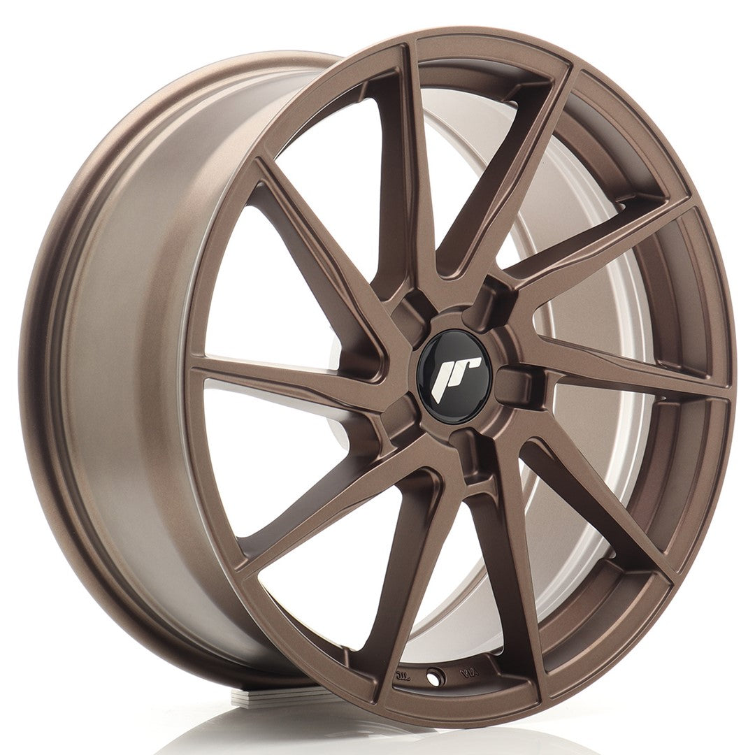 Llanta Japan Racing JR-36 18x8" 5 tornillos a medida ET20-45 bronce