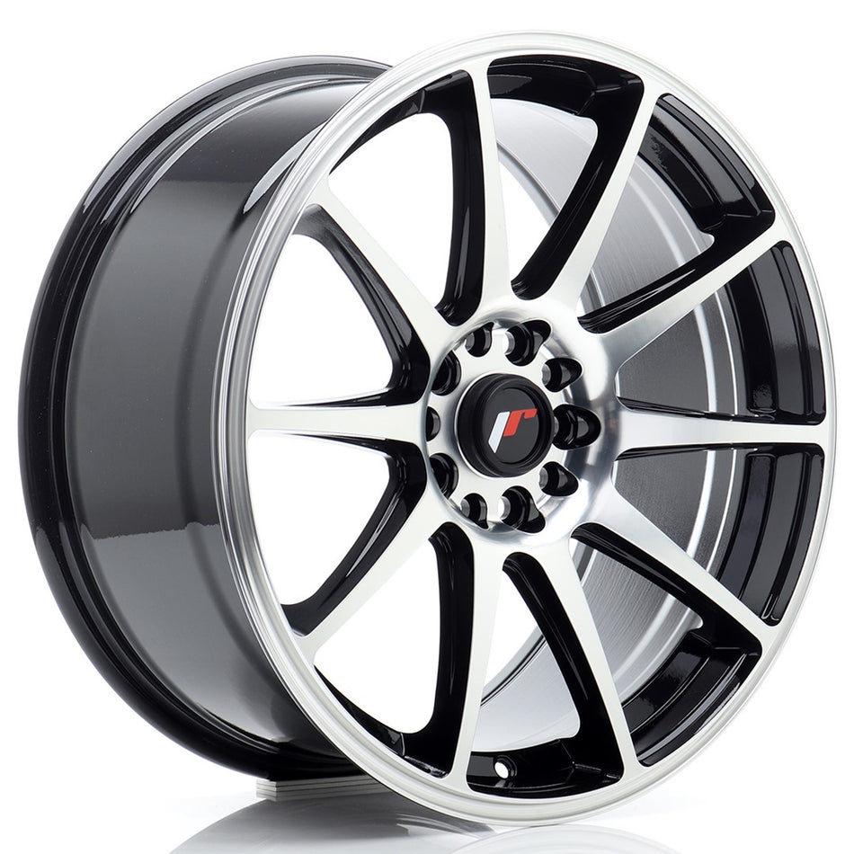 Japan Racing JR-11 18x8.5" 5x112/114.3 ET40, Gloss Black