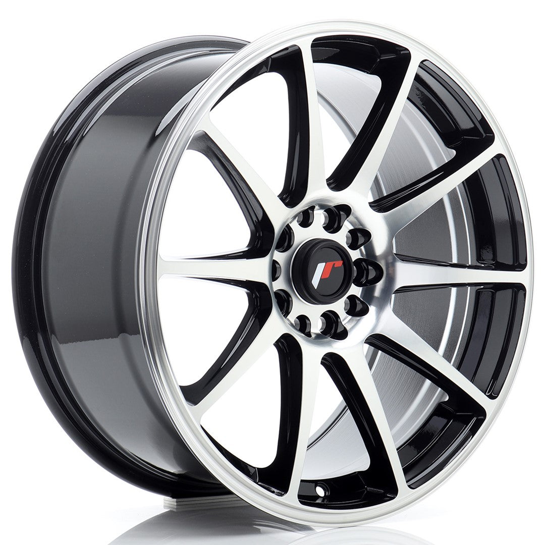Llanta Japan Racing JR-11 18x8,5" 5x100/5x108 ET35 negro brillo