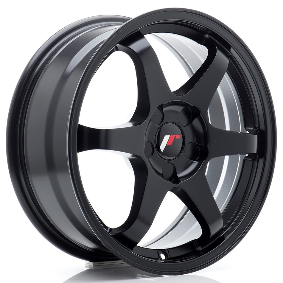 Japan Racing JR-3 17x7" (5 hole custom PCD) ET20-42, Flat Black