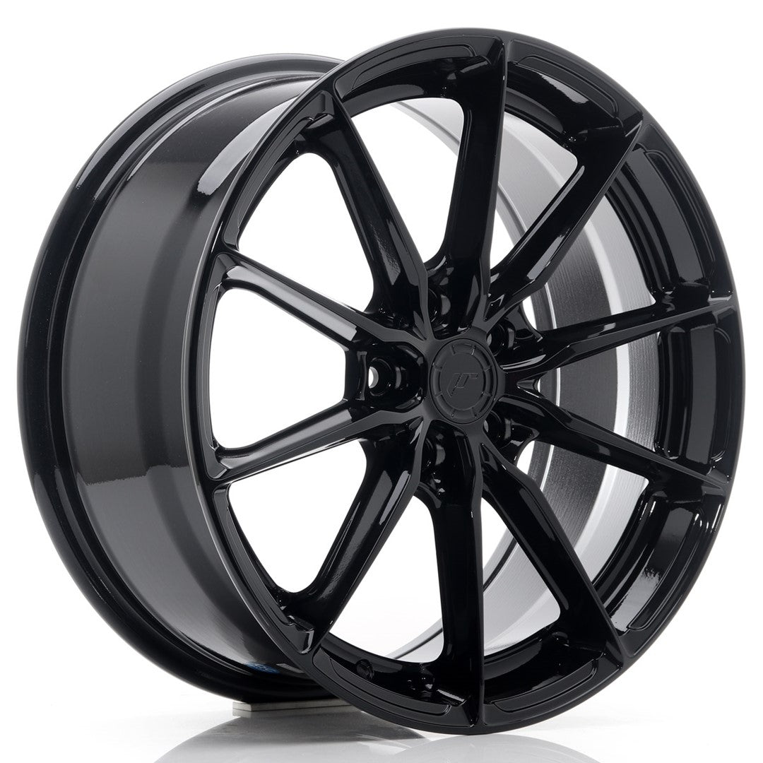 Llanta Japan Racing JR-37 18x8" 5x114.3 ET45 negro brillo