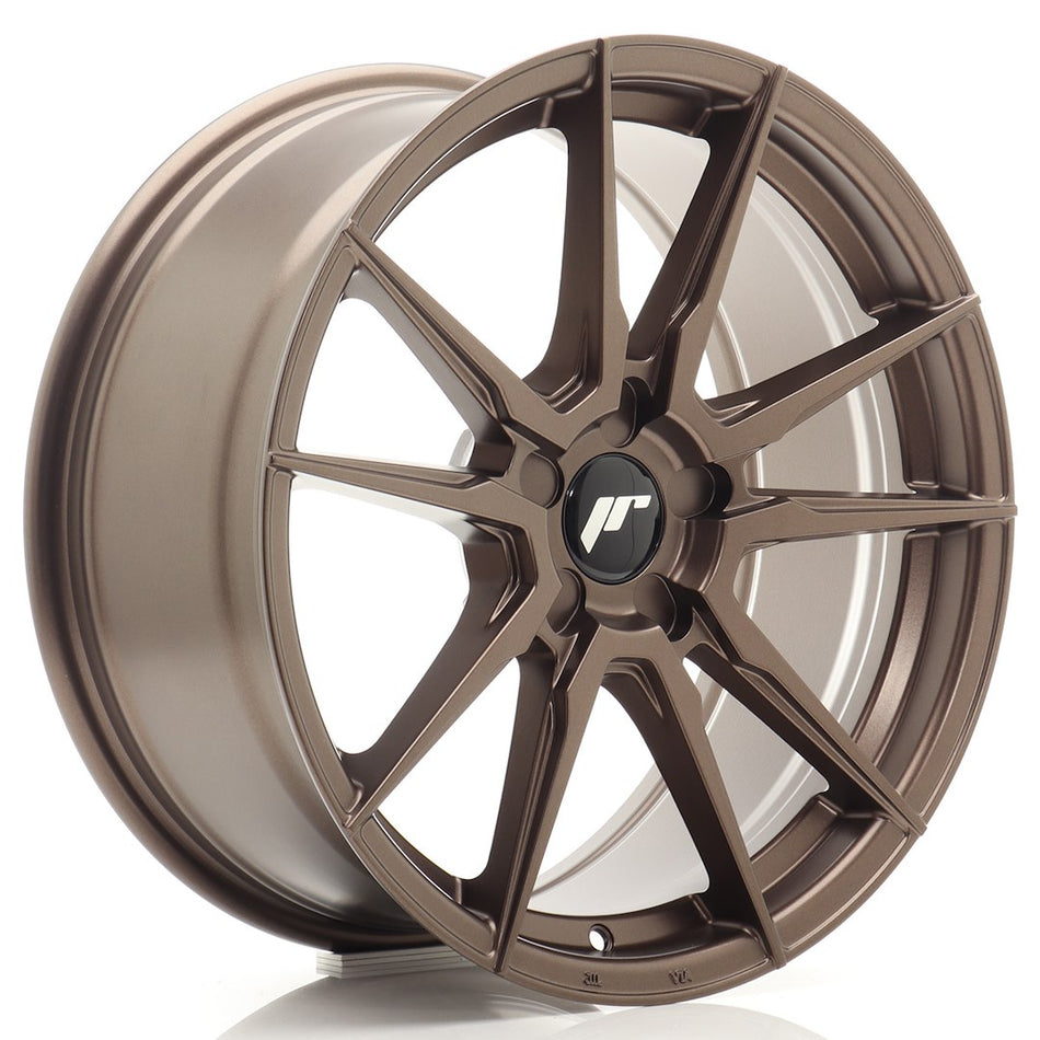 Llanta Japan Racing JR-21 18x8,5" 5 tornillos a medida ET20-45 bronce