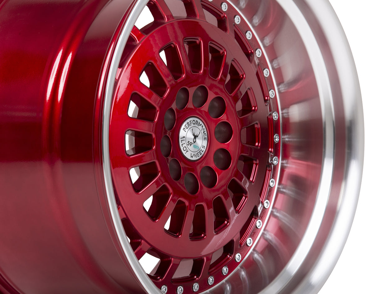 Llanta 59°North D-007 19x11" 5x114.3/120 ET20 rojo