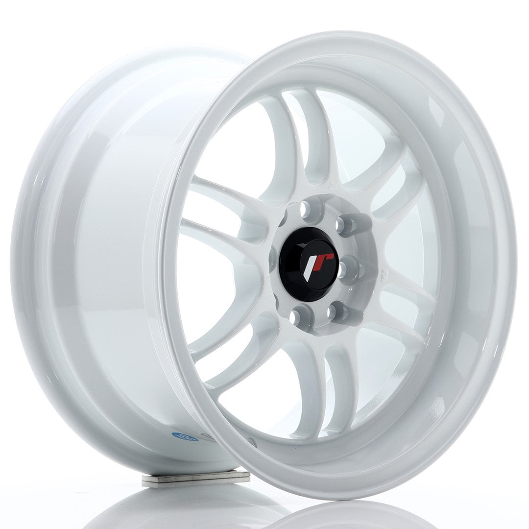 Llanta Japan Racing JR-7 15x8" 4x100/4x114.3 ET35 blanco