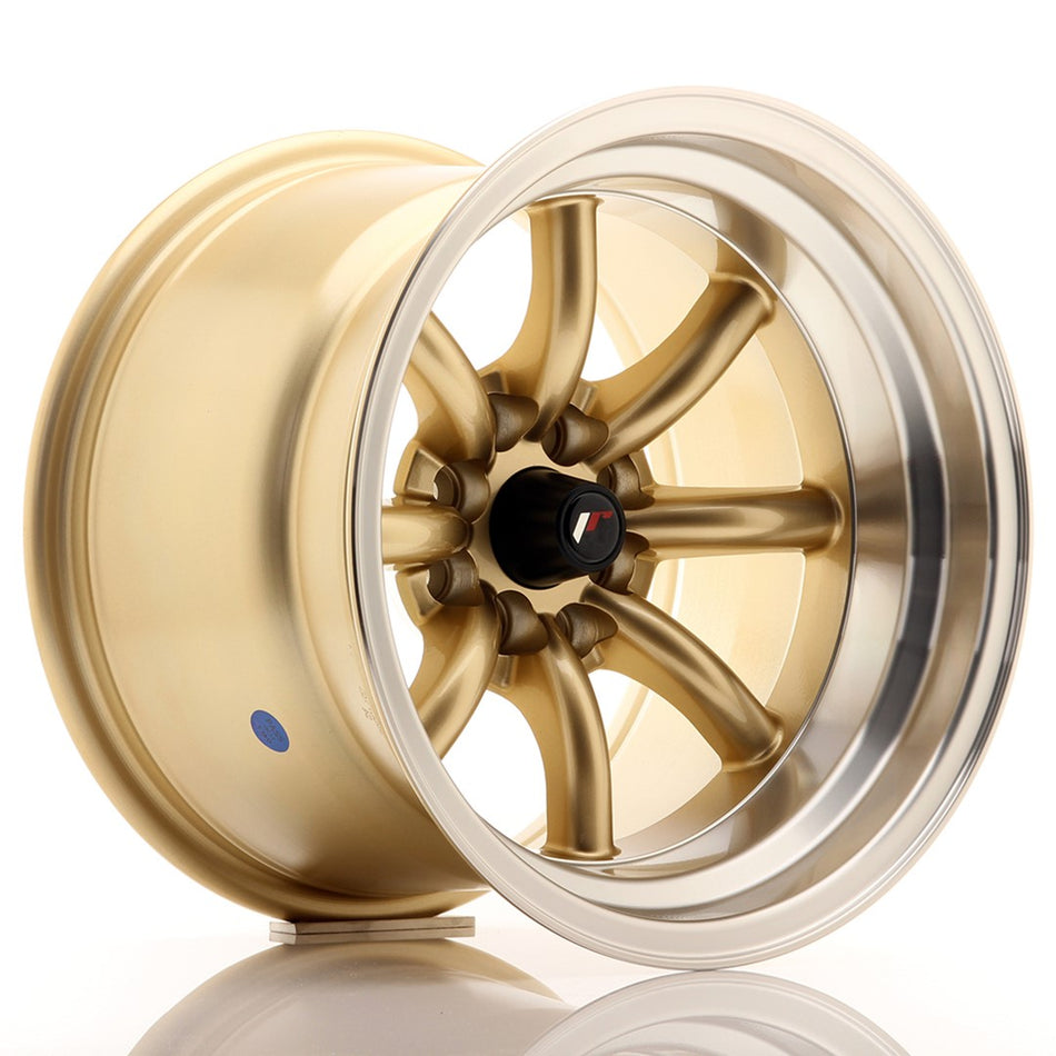 Japan Racing JR-19 15x10.5" 4x100/114.3 ET-32, Gold
