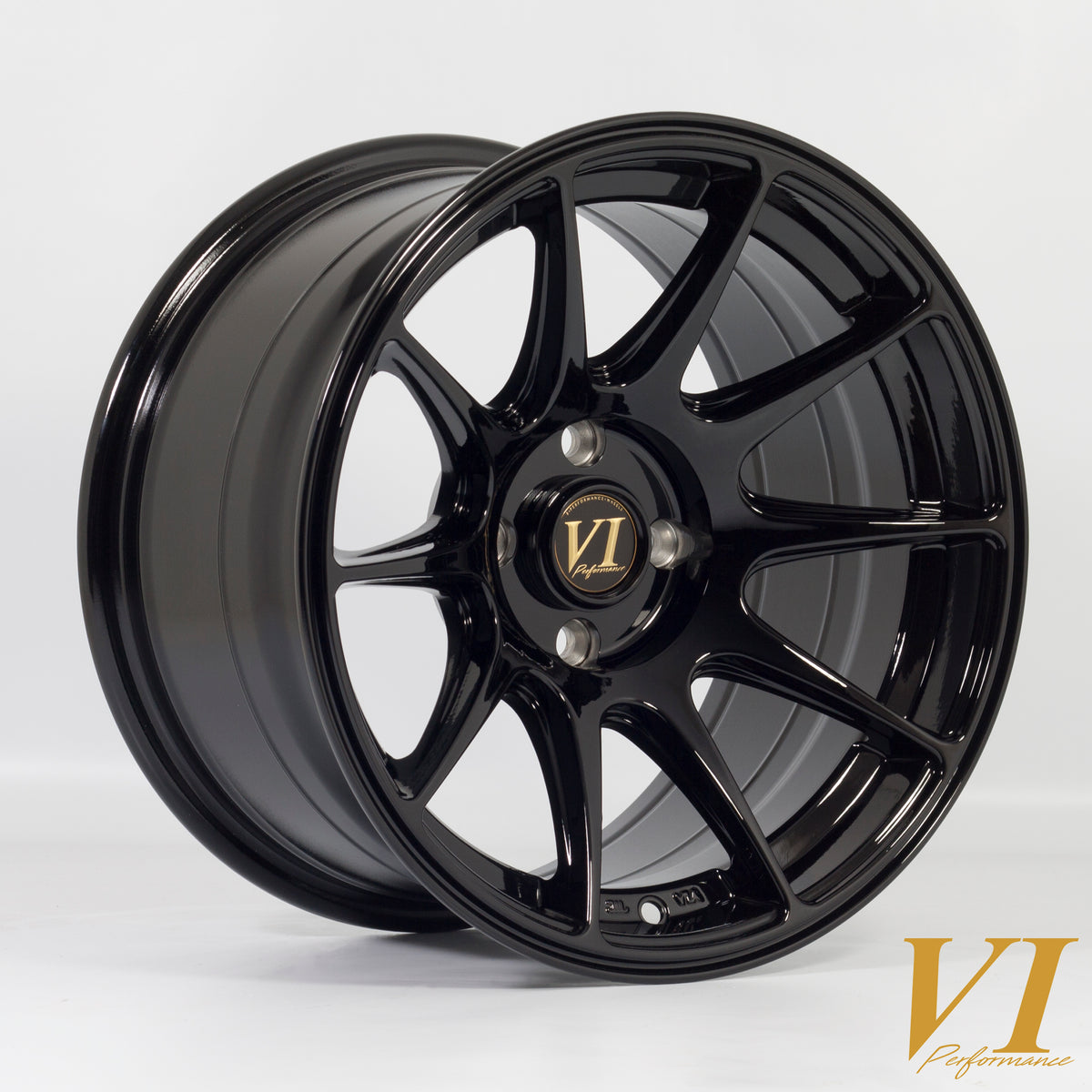 Llanta Rota BDR 15x8,25" 4x100 ET0 negro brillo