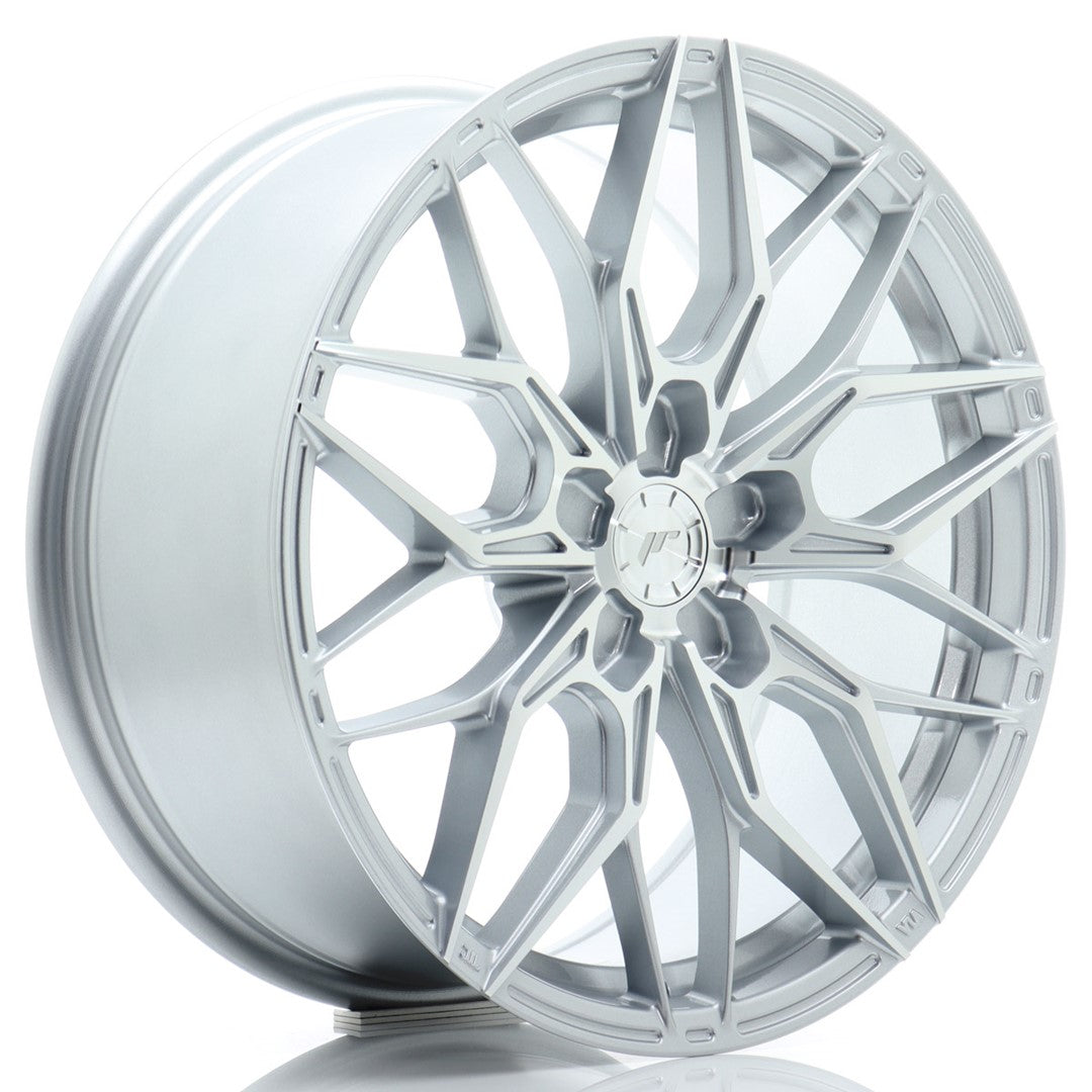 Llanta Japan Racing JR-46 18x8" 5 tornillos a medida ET20-45 plata