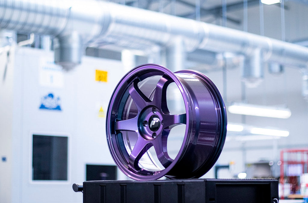 Juego de 4 llantas Japan Racing JR-3 Extreme Concave 18x9,5" 5x112 ET22 camaleón azul-morado