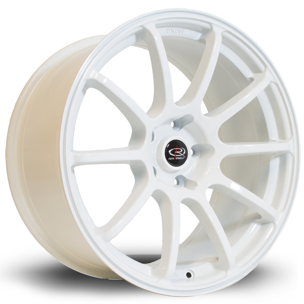 Llanta Rota Force 18x9" 5x114.3 ET27 blanco