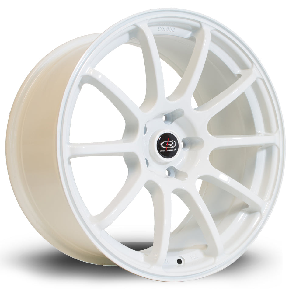 Rota Force 18x9" 5x114.3 ET27, White