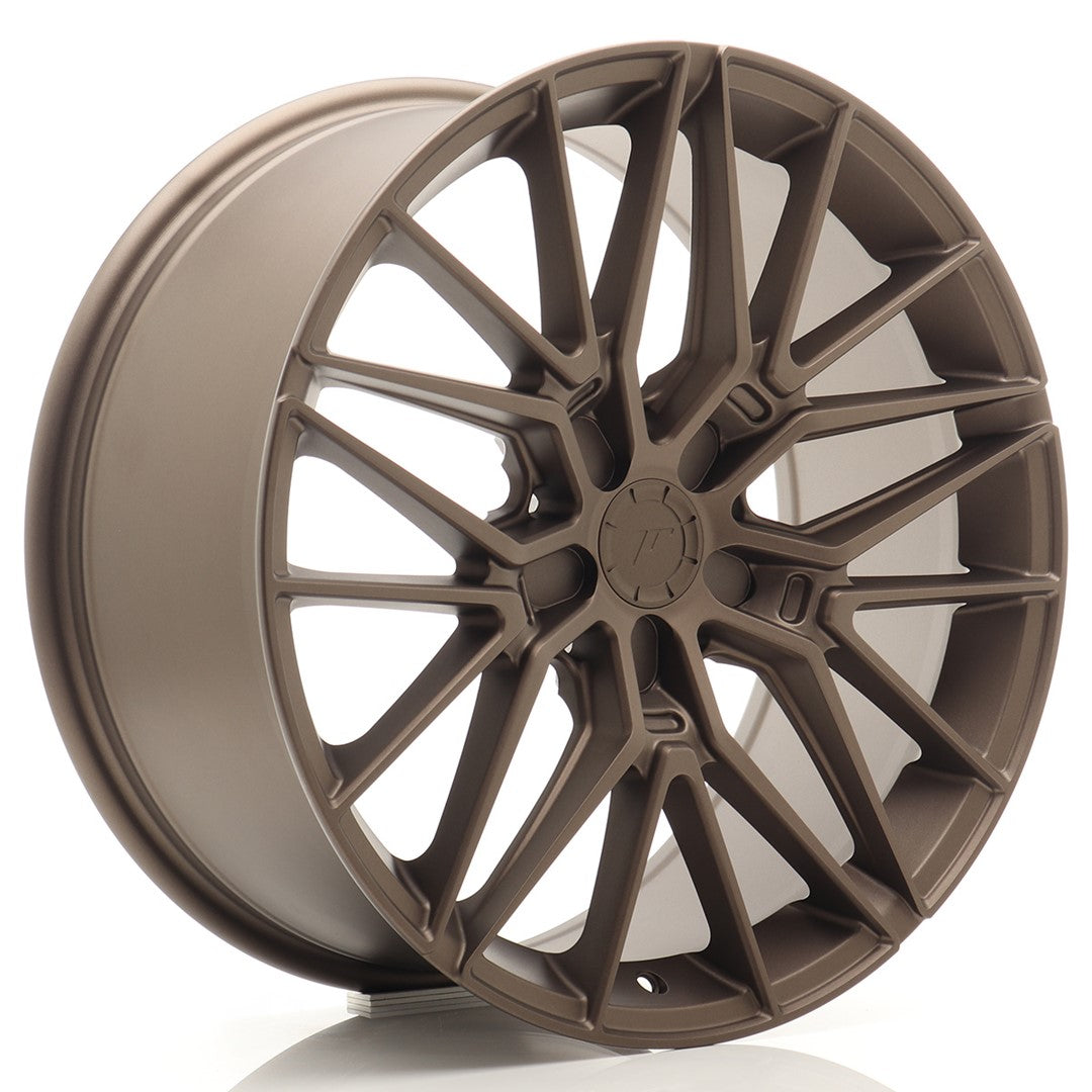 Llanta Japan Racing JR-38 19x8" 5 tornillos a medida ET20-40 bronce