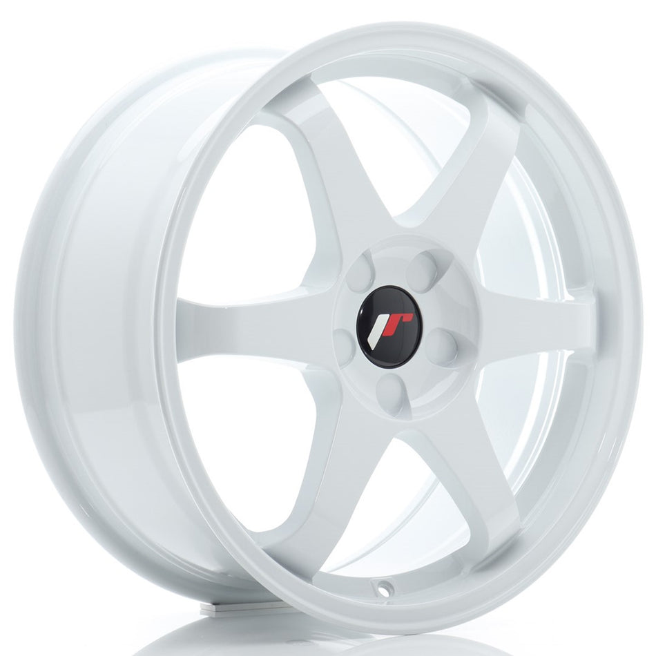 Japan Racing JR-3 18x8" (5 hole custom PCD) ET20-45, White