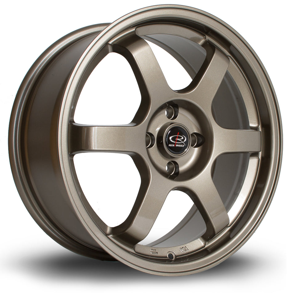 Rota Grid 17x7.5" 4x108 ET45, Bronze