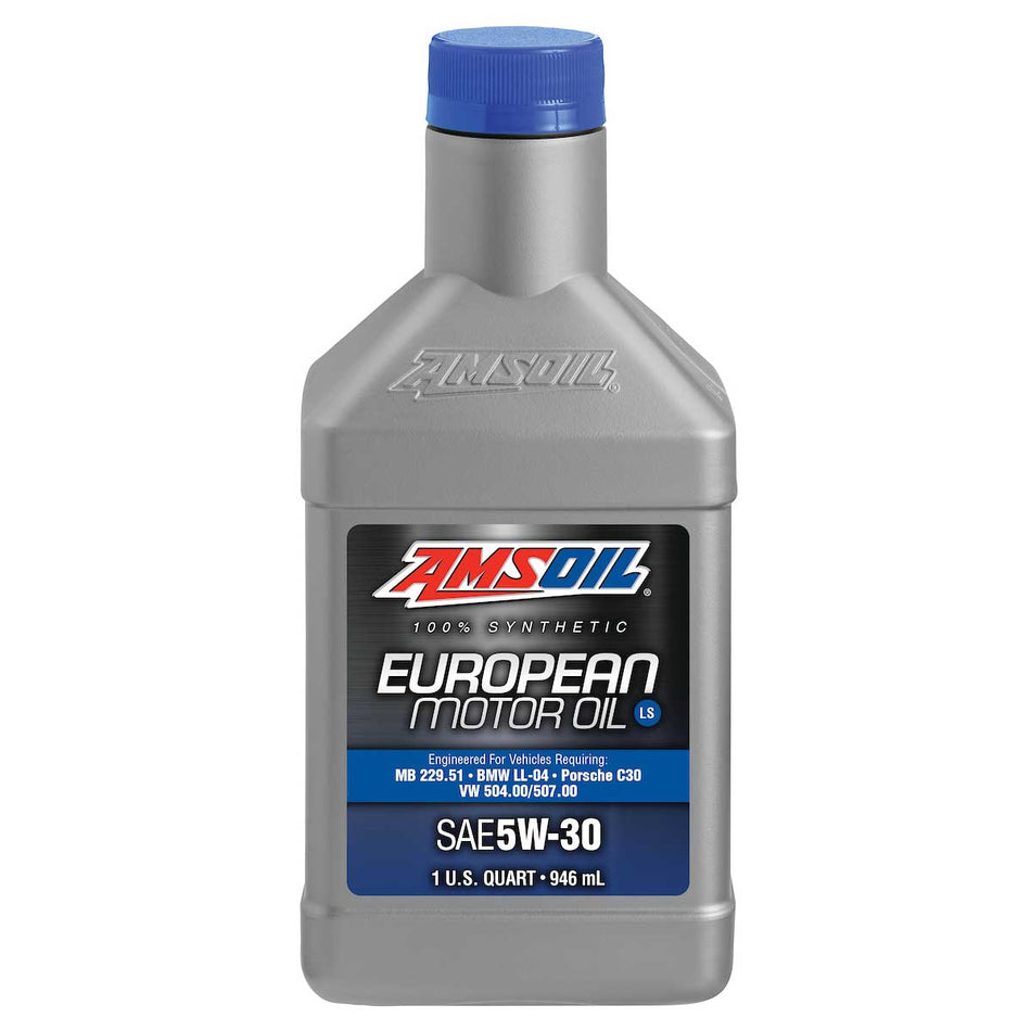 AMSOIL EUROPEAN SERIES 5W30 LS MB 229.51 - BMW LL-04 - PORSCHE C 30 - VW 504.00/507.00 1/4 G (0,946 L)
