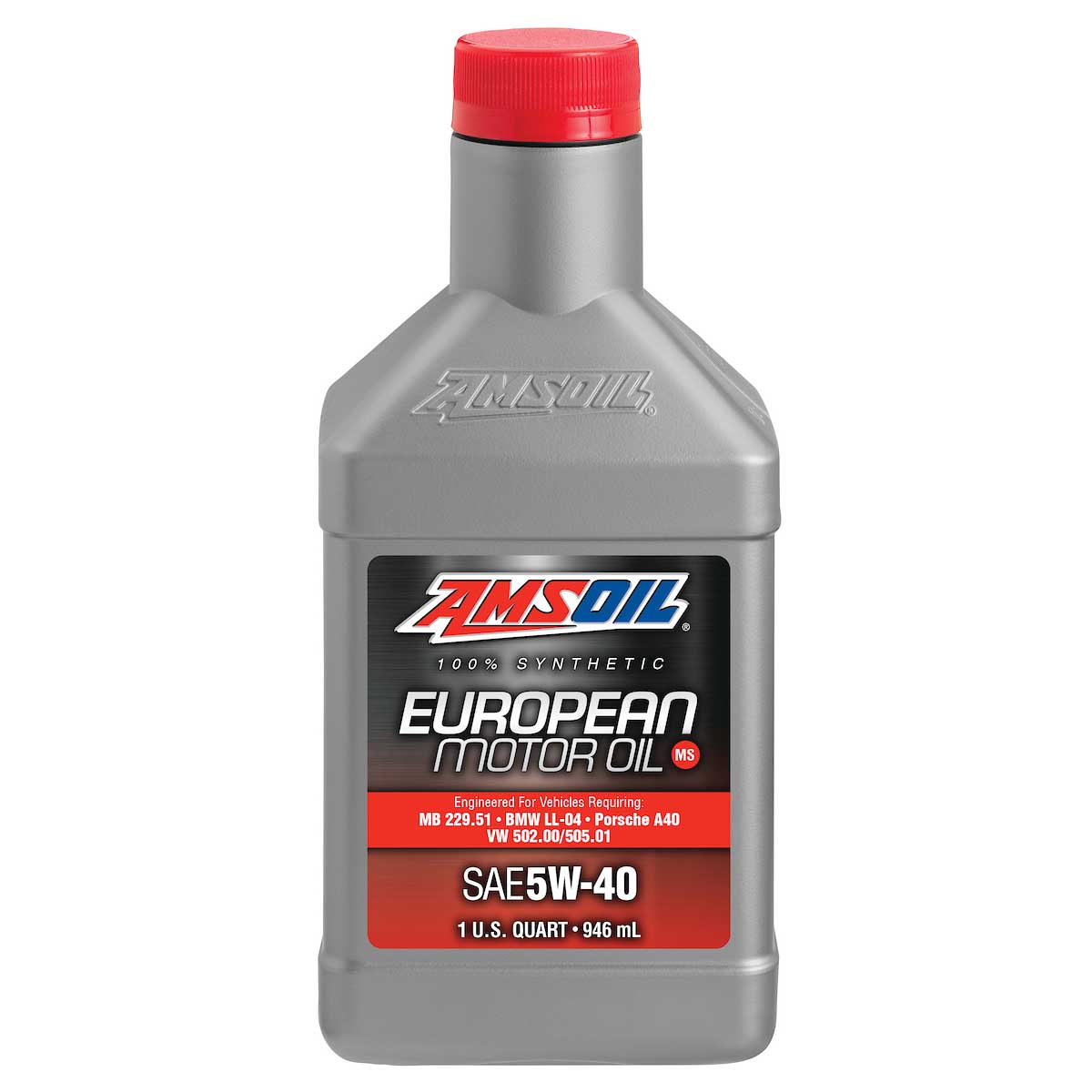 AMSOIL European Series 5W40 MS MB 229.51 - BMW LL-04 - Porsche A40 - VW 502.00/505.01 1/4G (0,946 L)