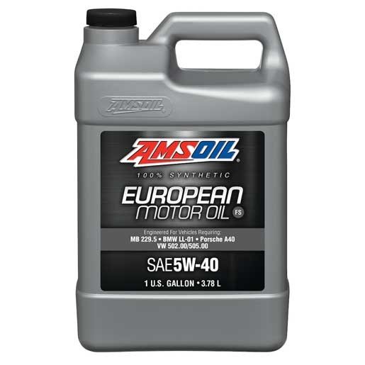 AMSOIL European Series 5W40 FS MB 229.5 - BMW LL-01 - Porsche A40 - VW 502.00/505.00 1G (3,875 L)