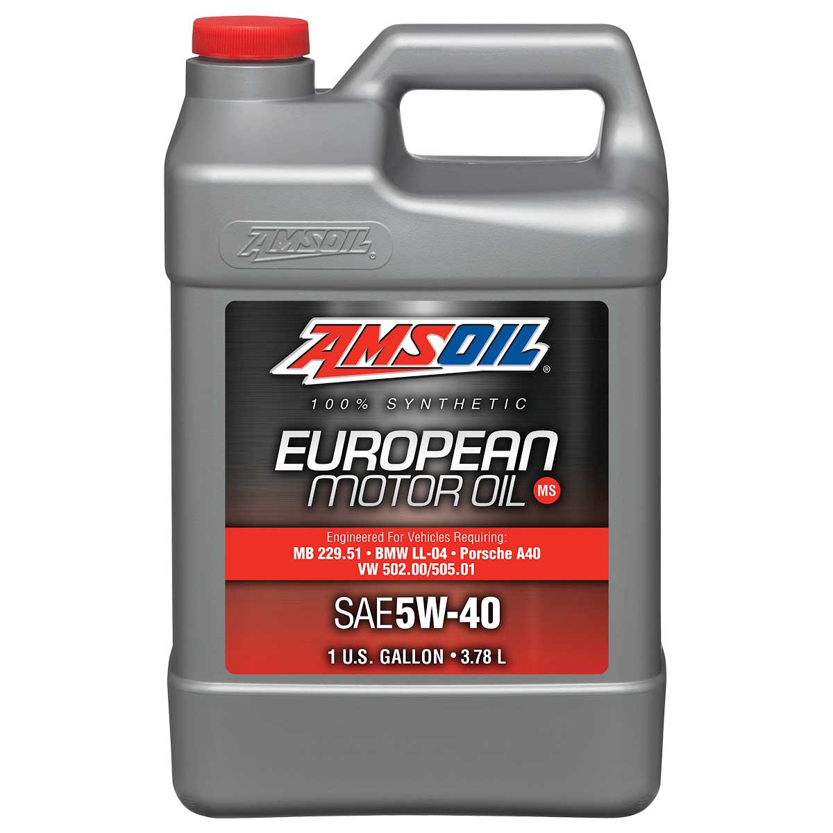 AMSOIL European Series 5W40 MS MB 229.51 - BMW LL-04 - Porsche A40 - VW 502.00/505.01 1G (3,875 L)