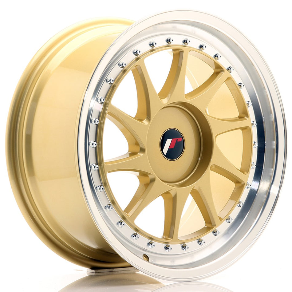 Japan Racing JR-26 18x8.5" (4 & 5 hole custom PCD) ET35-40, Gold