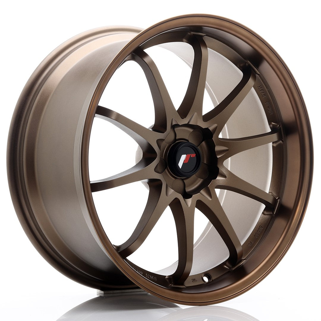 Llanta Japan Racing JR-5 19x9,5" 5 tornillos a medida ET12-36 bronce anodizado oscuro