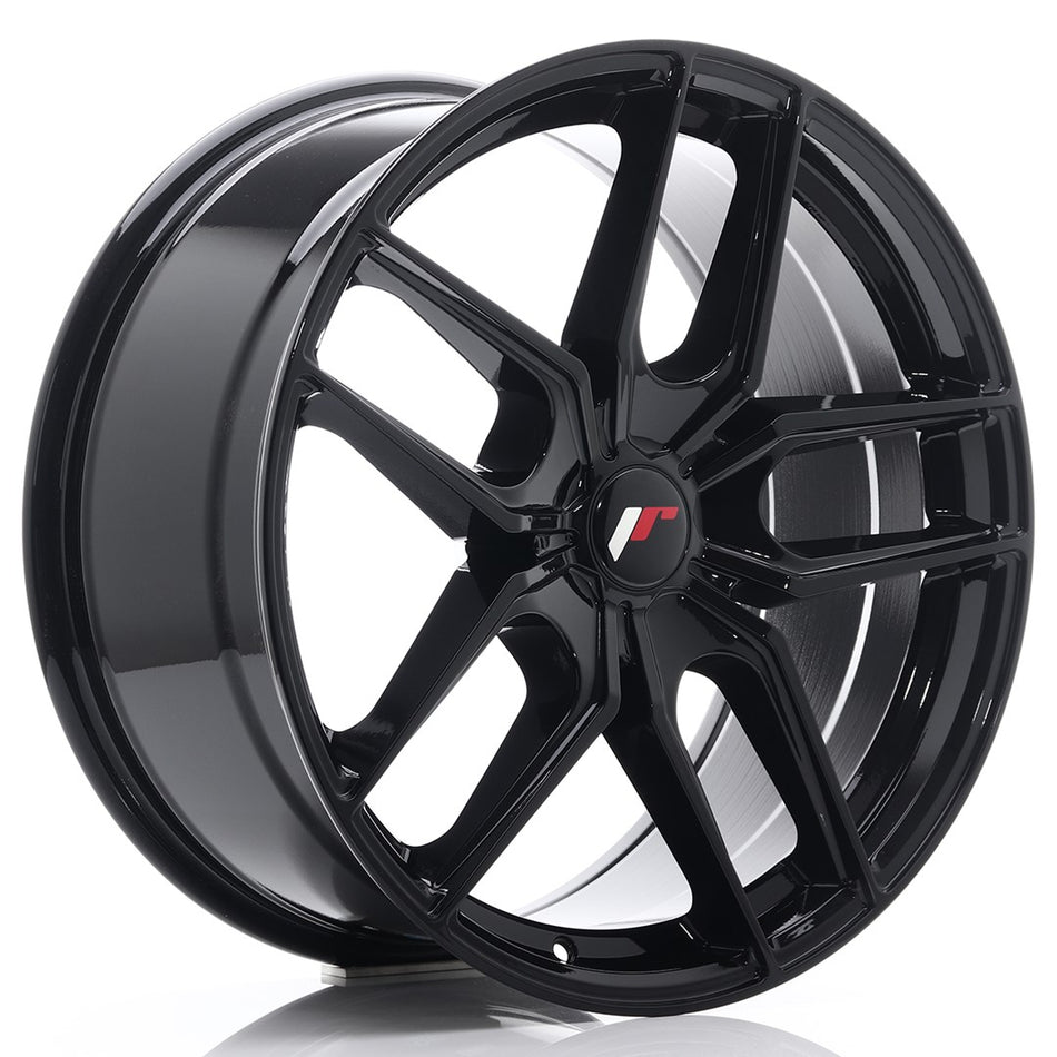 Japan Racing JR-25 19x8.5" (5 hole custom PCD) ET20-40, Gloss Black