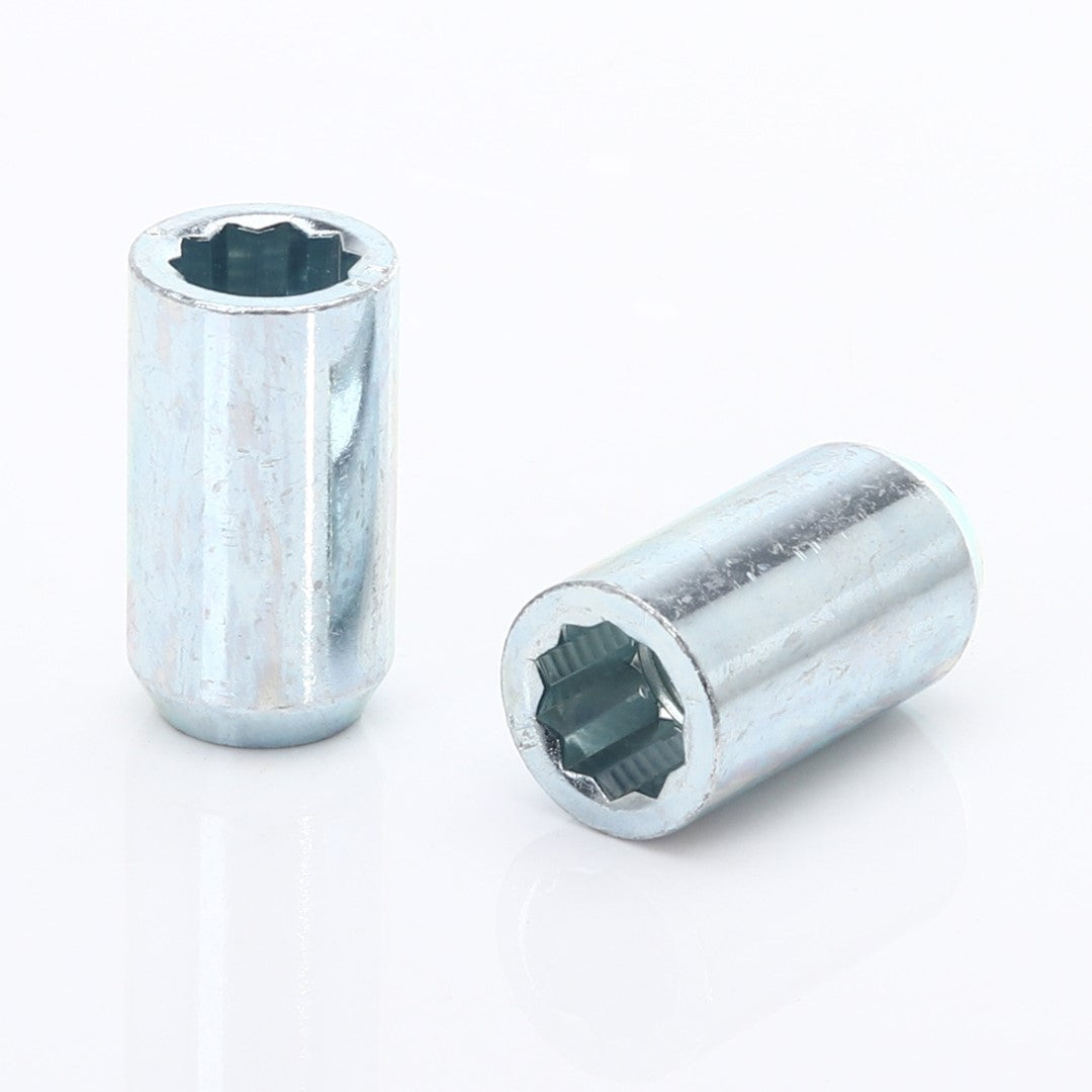 Tuercas de rueda de llave interior M14x1.5 en cromado (20 unidades)