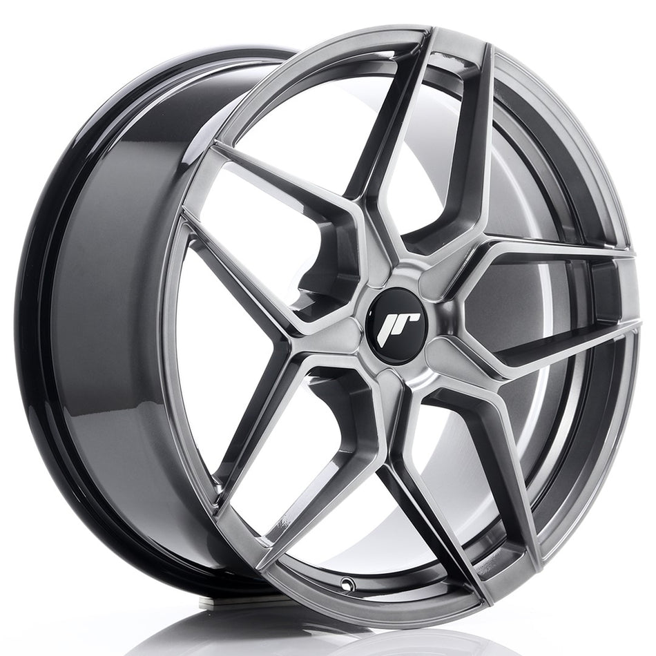 Japan Racing JR-34 19x8.5" (5 hole custom PCD) ET20-40, Hyper Black