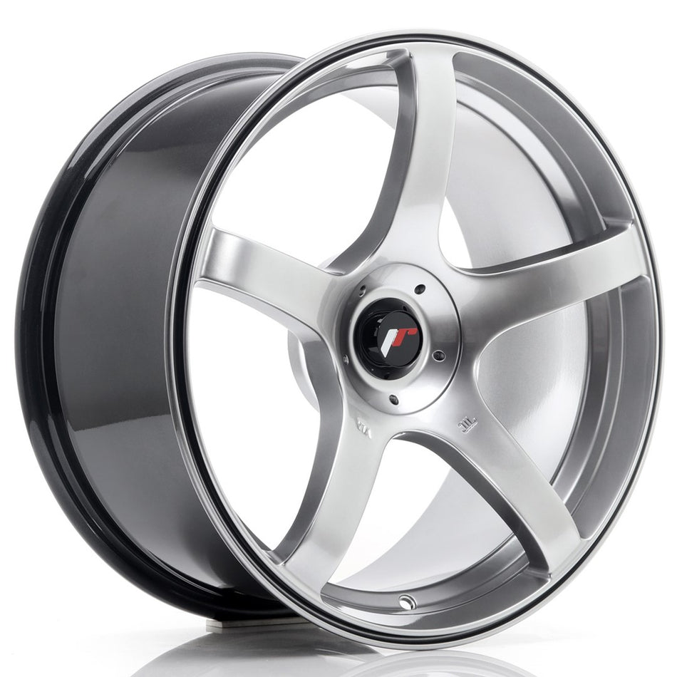 Japan Racing JR-32 18x8.5" (5 hole custom PCD) ET20-38, Hyper Black