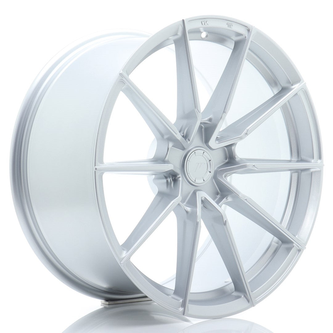 Llanta Japan Racing SL-02 Super Light 19x10,5" 5 tornillos a medida ET15-57 plata mecanizada
