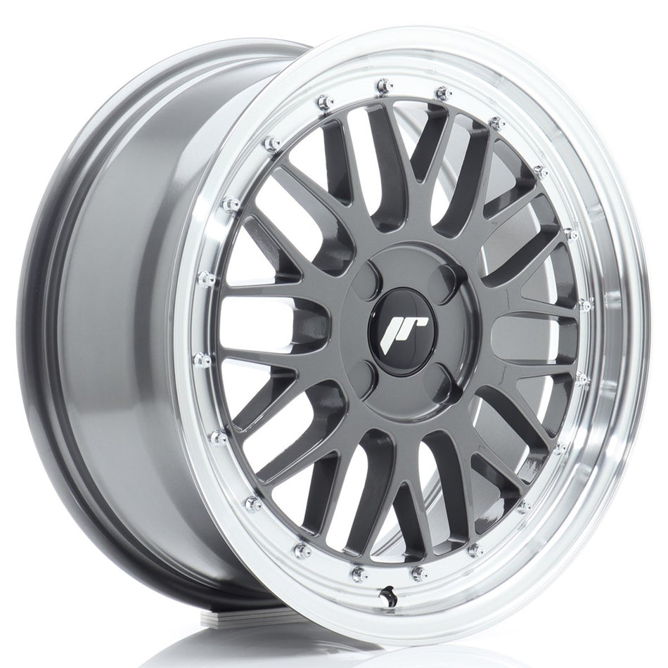 Japan Racing JR-23 17x7.5" (4 hole custom PCD) ET20-40, Hyper Gray