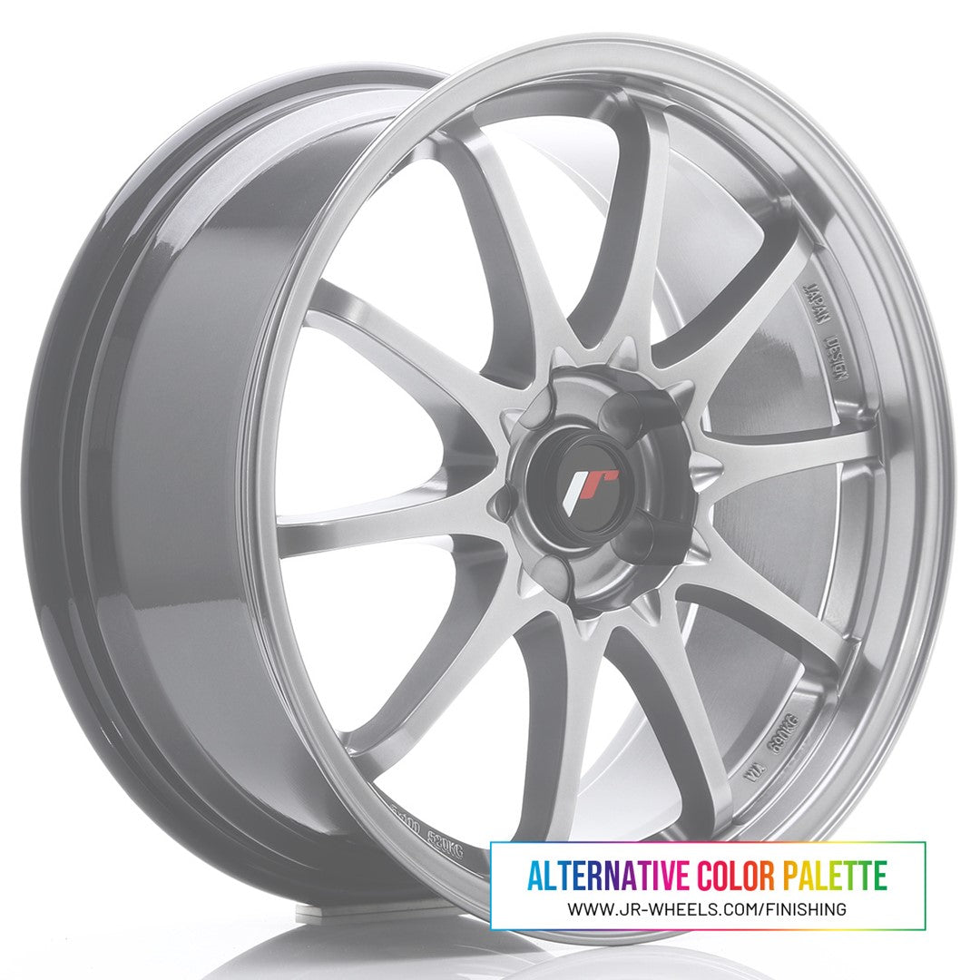 Llanta Japan Racing JR-5 18x8" 5 tornillos a medida ET35 acabado personalizado