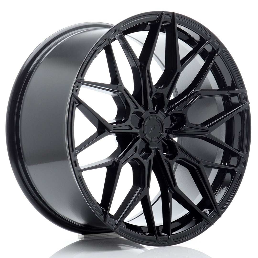 Llanta Japan Racing JR-46 19x9,5" 5 tornillos a medida ET20-45 negro brillo