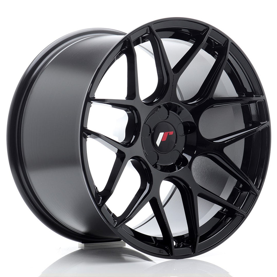 Japan Racing JR-18 Extreme Concave 18x10.5" (5 hole custom PCD) ET0-25, Gloss Black