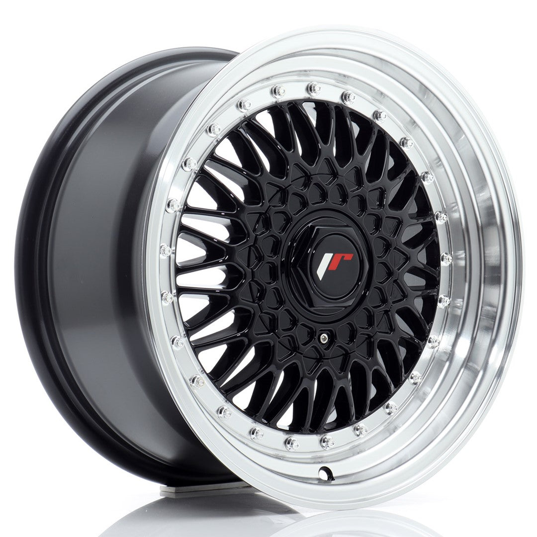 Llanta Japan Racing JR-9 16x8" a medida ET25 negro brillo