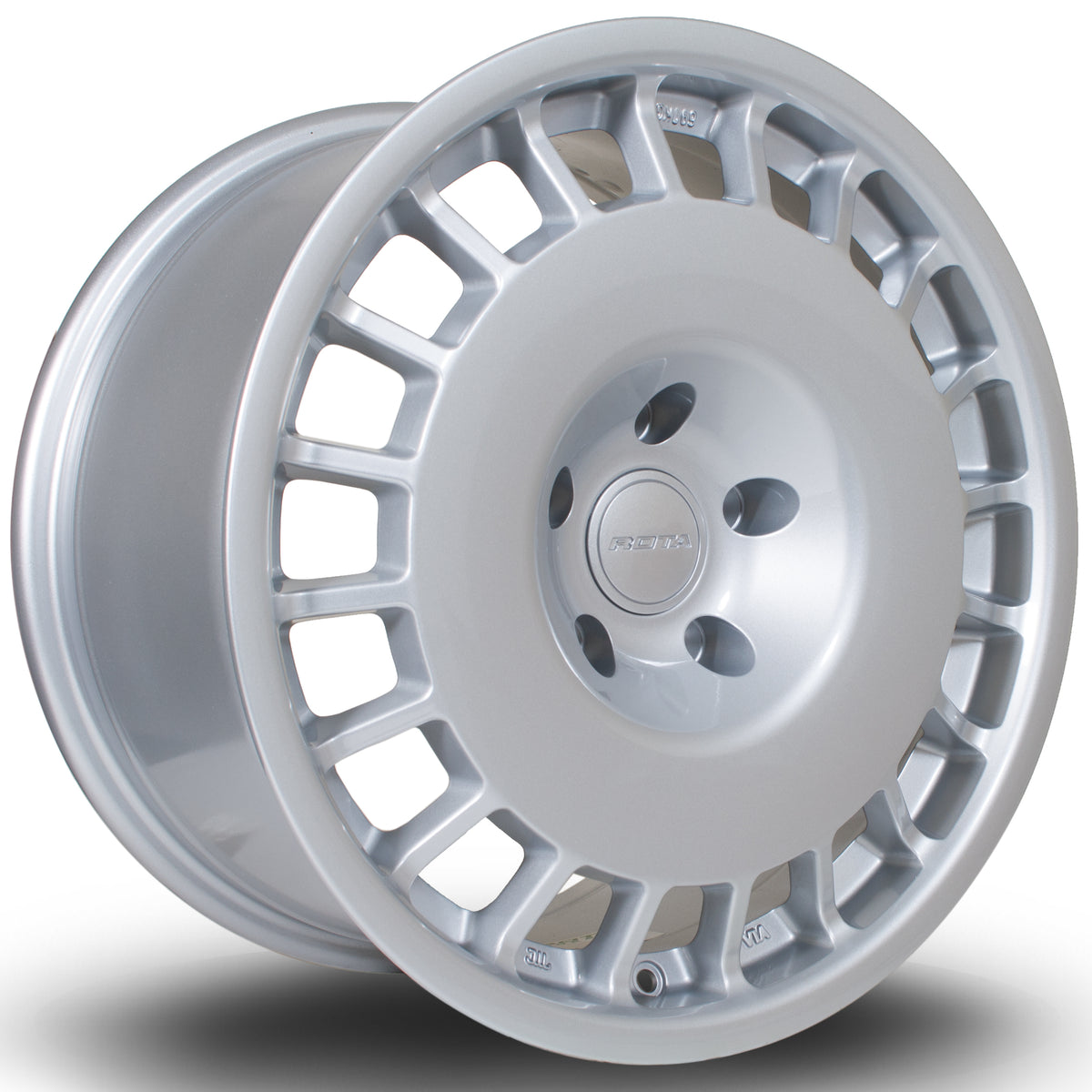 Llanta Rota D154 17x8" 4x100 ET35 plata