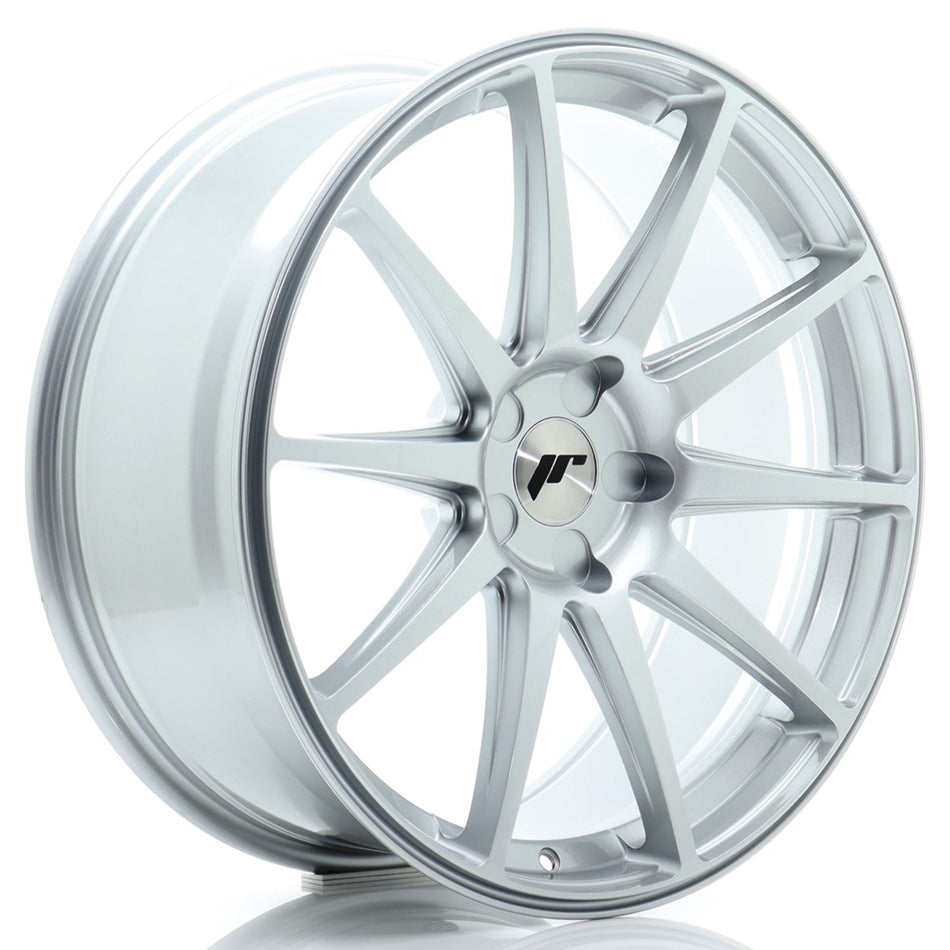 Japan Racing JR-11 20x8.5" (5 hole custom PCD) ET20-35, Silver