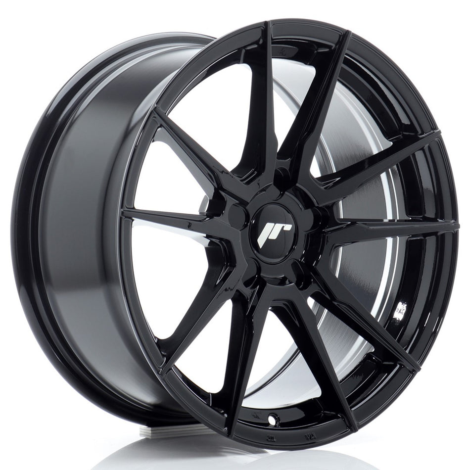 Japan Racing JR-21 17x8" (5 hole custom PCD) ET20-35, Gloss Black