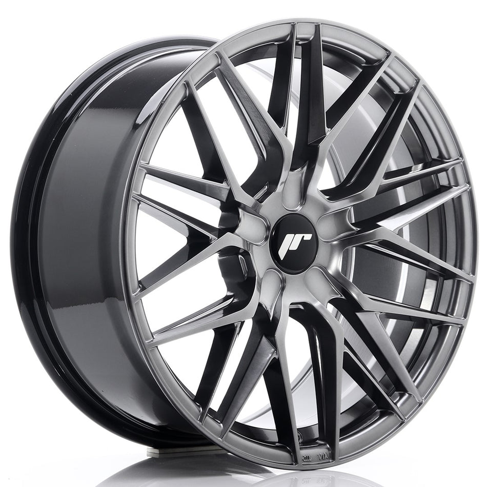 Japan Racing JR-28 18x8.5" (5 hole custom PCD) ET20-40, Hyper Black