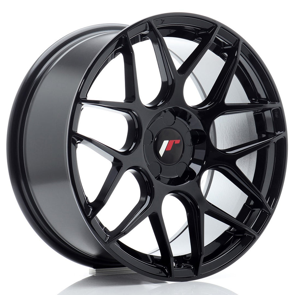 Japan Racing JR-18 17x8" (5 hole custom PCD) ET20-35, Gloss Black