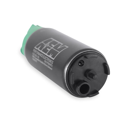 Bomba de gasolina AEM 400 l/h compacta para E85, salida doble