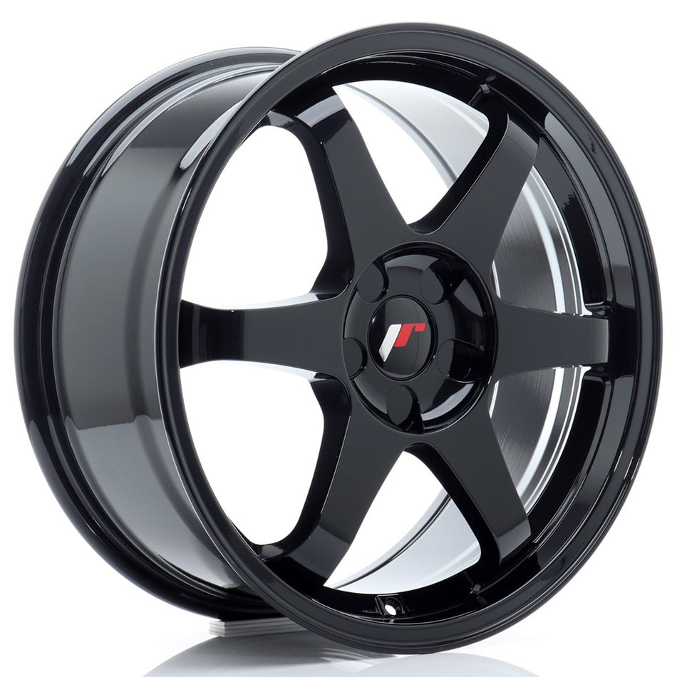 Japan Racing JR-3 18x8" (5 hole custom PCD) ET20-45, Gloss Black