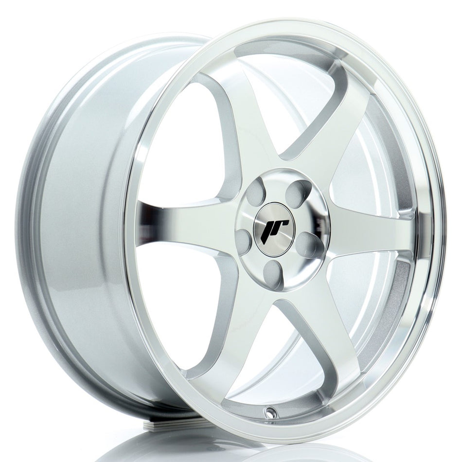 Japan Racing JR-3 19x8.5" (5 hole custom PCD) ET20-42, Silver