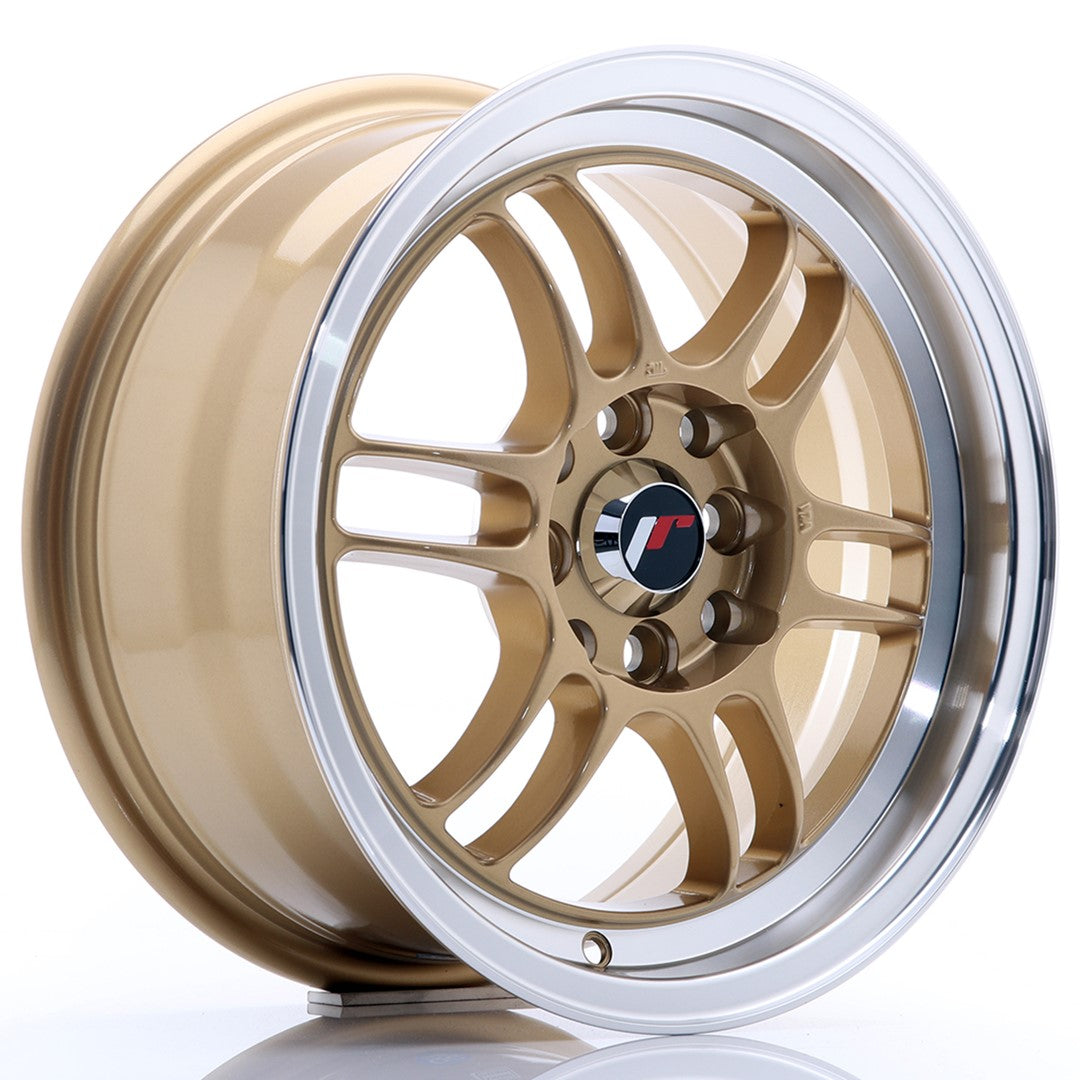 Llanta Japan Racing JR-7 15x7" 4x100/4x114.3 ET38 dorado
