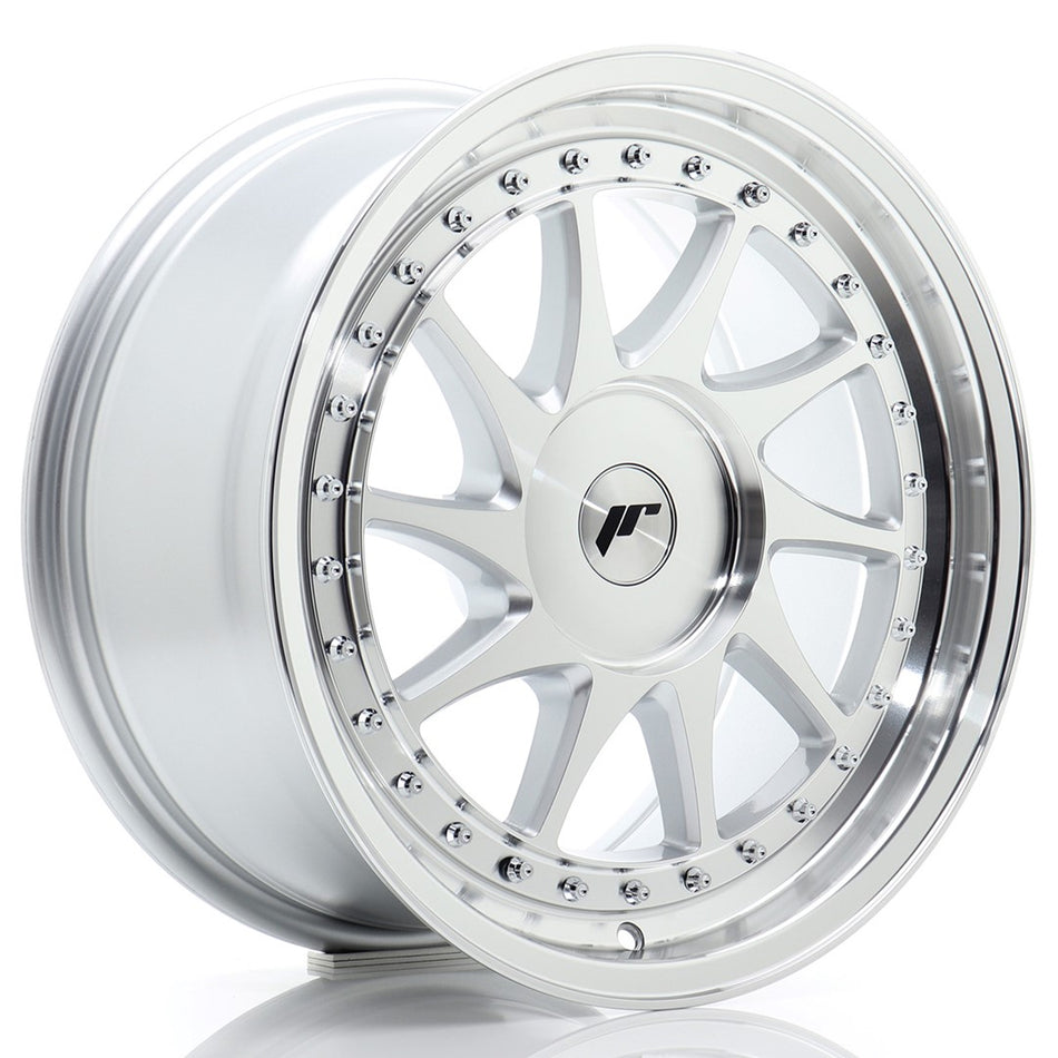 Japan Racing JR-26 17x8" (4 & 5 hole custom PCD) ET20-35, Silver