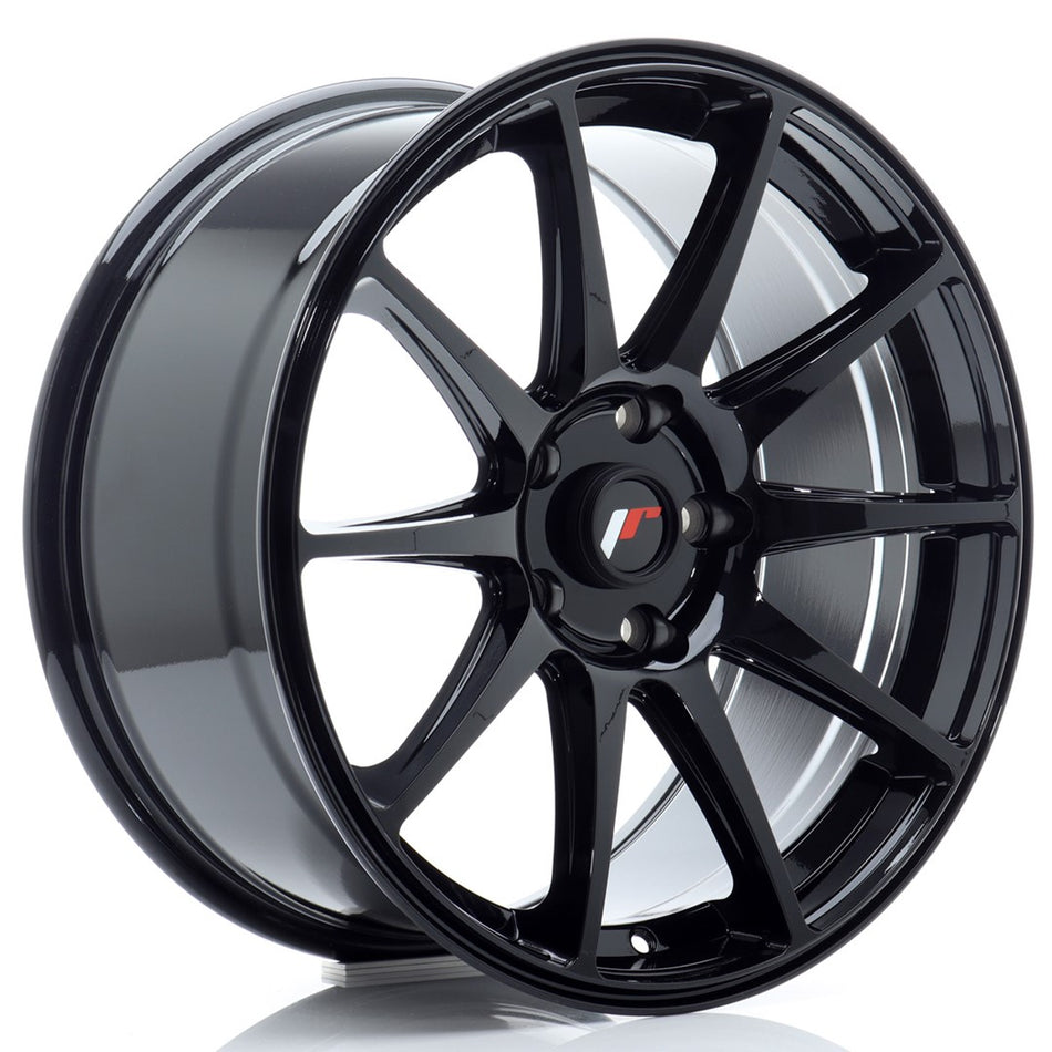 Japan Racing JR-11 18x8.5" 5x112 ET40, Gloss Black