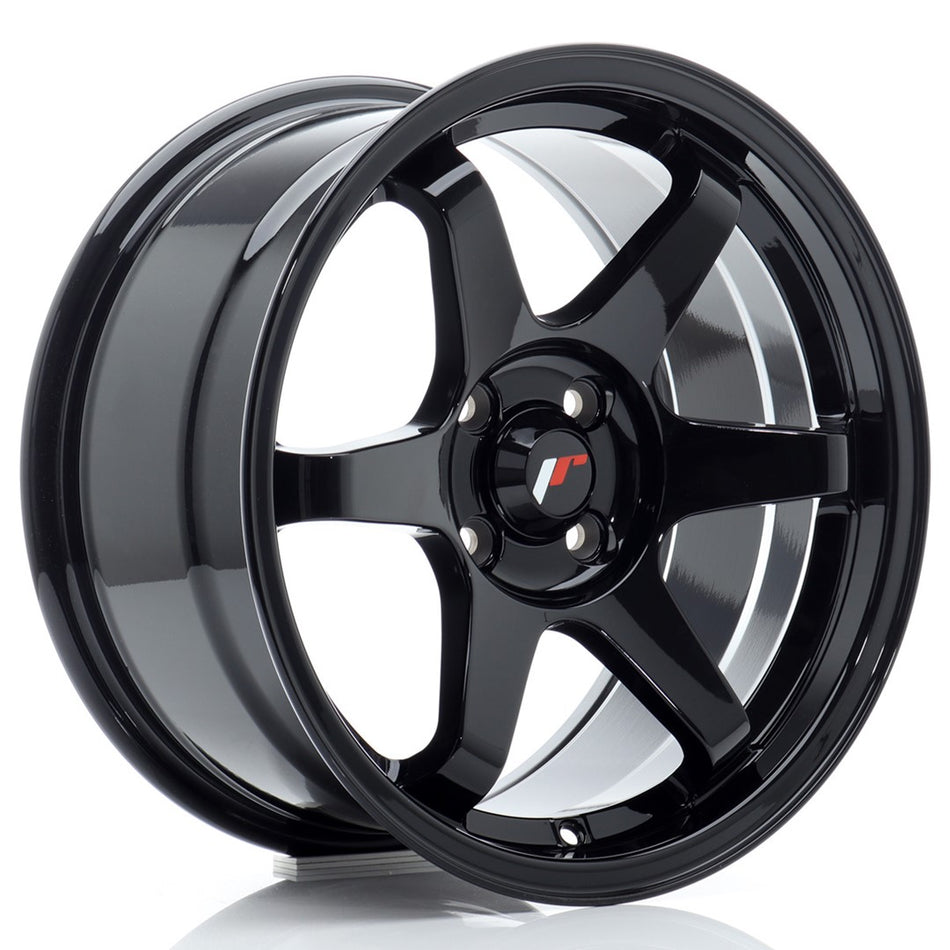 Japan Racing JR-3 16x8" 4x100 ET25, Gloss Black